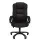 Кресло офисное Chairman CH 600, велюр, черное, 7158676