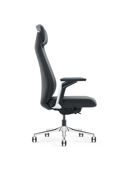 Кресло HAWASAN (ХАВАСАН) PREMIUM EX-830 X-ONE, синхромеханизм, алюминий, экокожа, черное, 533239