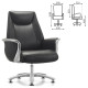 Кресло HAWASAN (ХАВАСАН) PREMIUM EX-801, до 200 кг, алюминий, экокожа, черное, 533235