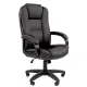 Кресло офисное Chairman CH 600 LT, экокожа, черное, 7158667