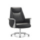Кресло HAWASAN (ХАВАСАН) PREMIUM EX-801, до 200 кг, алюминий, экокожа, черное, 533235