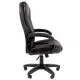 Кресло офисное Chairman CH 600 LT, экокожа, черное, 7158667