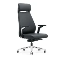 Кресло HAWASAN (ХАВАСАН) PREMIUM EX-830 X-ONE, синхромеханизм, алюминий, экокожа, черное, 533239