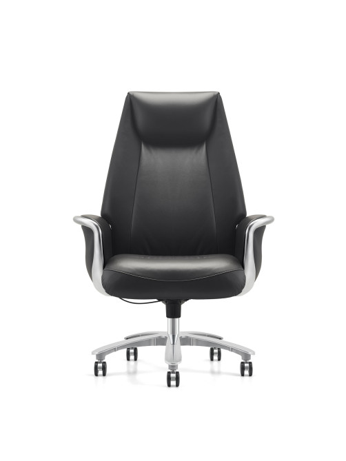 Кресло HAWASAN (ХАВАСАН) PREMIUM EX-800, до 200 кг, синхромеханизм, алюминий, экокожа, черное, 533234