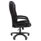 Кресло офисное Chairman CH 600, велюр, черное, 7158676