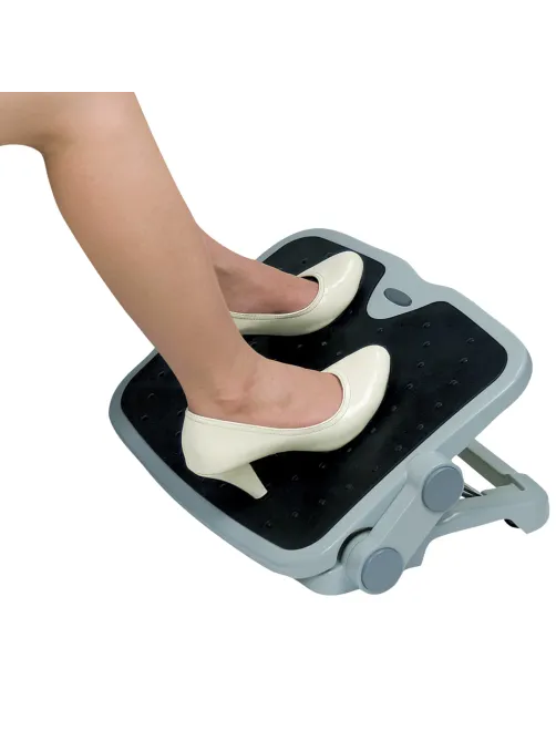 Подставка для ног BRAUBERG, офисная, 45х35 см, 2 положения, серая, 530363