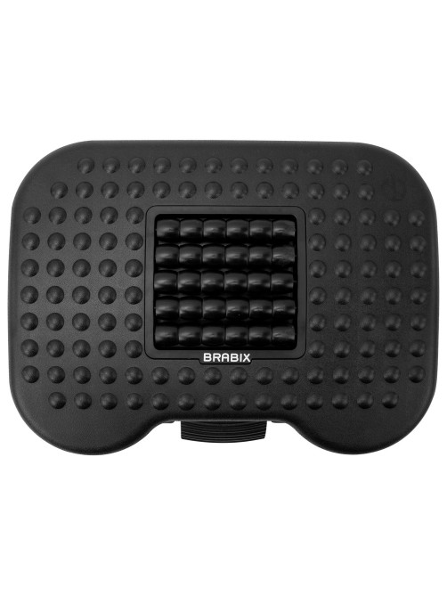 Подставка для ног BRABIX Ultra 2 44х34 см, массажер, регулировка высоты и угла наклона, 533037