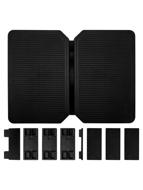Подставка для ног BRABIX Ultra 4 43х32 см, регулировка угла наклона, 2 платформы, 533039