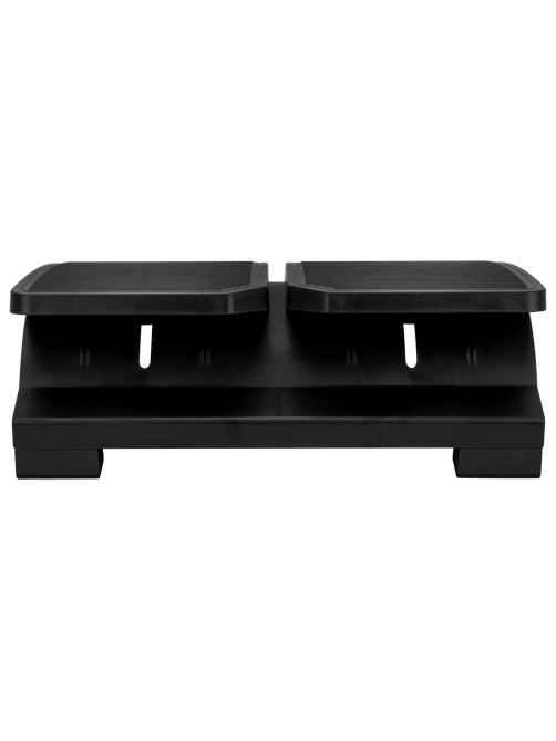 Подставка для ног BRABIX Ultra 4 43х32 см, регулировка угла наклона, 2 платформы, 533039