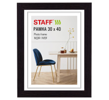 Рамка 30х40 см, небьющаяся, багет 30 мм, МДФ, STAFF 