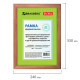 Рамка 21х30 см, дерево, багет 18 мм, BRAUBERG 