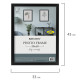 Рамка 30х40 см небьющаяся, аналог IKEA, багет 21 мм, МДФ, BRAUBERG 