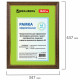 Рамка 30х40 см, пластик, багет 30 мм, BRAUBERG 