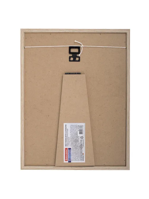 Рамка из МДФ BRAUBERG LOFT BLACK BOX, фото 13х18 см, с прищепкой, 20х25 см, 391290