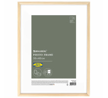 Рамка 30х40 см небьющаяся, аналог IKEA, багет 12 мм, дерево, BRAUBERG 