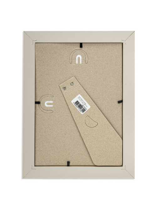 Рамка 15х21 см с паспарту 10х15 см небьющаяся, аналог IKEA, багет 26 мм, МДФ, BRAUBERG 