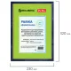 Рамка 21х30 см, пластик, багет 15 мм, BRAUBERG 