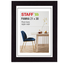 Рамка 21х30 см, небьющаяся, багет 30 мм, МДФ, STAFF 