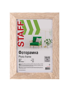 Рамка 10х15 см, небьющаяся, STAFF 