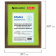 Рамка 30х40 см, небьющаяся, пластик, багет 30 мм, BRAUBERG 
