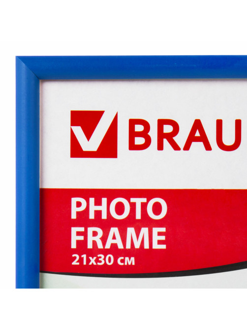 Рамка 21х30 см, пластик, багет 12 мм, BRAUBERG 