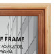 Рамка 21х30 см, дерево, багет 20 мм, BRAUBERG 