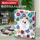 Фотоальбом BRAUBERG на 200 фото 10х15 см, твердая обложка, 