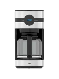 Кофеварка капельная BQ (БИ-КЬЮ) CM2002, 900 Вт, объем 1,5 л, поддержание температуры, серебристая, 86198275