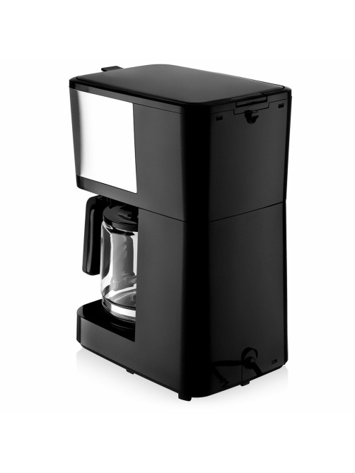 Кофеварка капельная BRAYER BR1125, 900 Вт, объем 1,25 л, LED-дисплей, термокружка в ПОДАРОК, черная