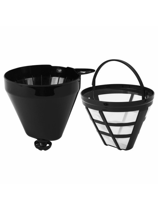 Кофеварка капельная SONNEN CM1095, 900 Вт, объем 1,8 л, подогрев кофе, противокапельная система, черная, 456334