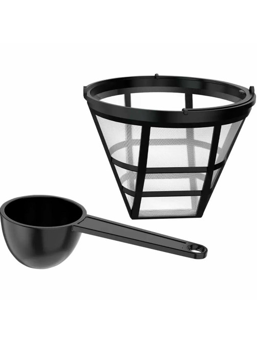 Кофеварка капельная BQ (БИ-КЬЮ) CM2002, 900 Вт, объем 1,5 л, поддержание температуры, серебристая, 86198275