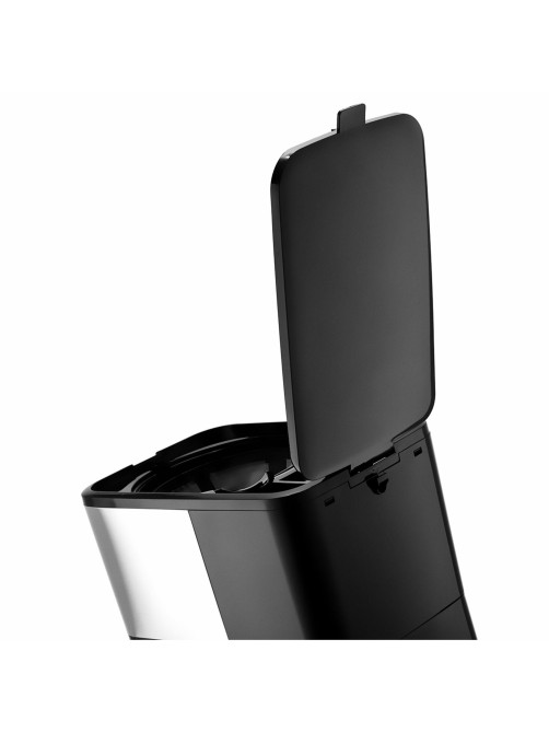 Кофеварка капельная BRAYER BR1125, 900 Вт, объем 1,25 л, LED-дисплей, термокружка в ПОДАРОК, черная