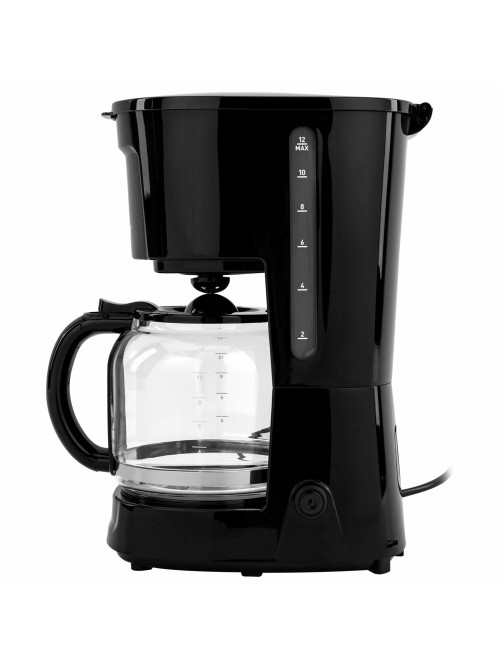Кофеварка капельная SONNEN CM1095, 900 Вт, объем 1,8 л, подогрев кофе, противокапельная система, черная, 456334