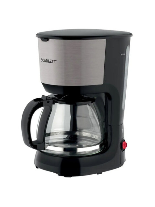 Кофеварка капельная SCARLETT SC-CM33011, 750 Вт, объем 1,25 л, подогрев, пластик, черный