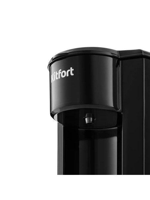 Кофеварка капельная KITFORT КТ-763, 350 Вт, объем 0,15 л, черная