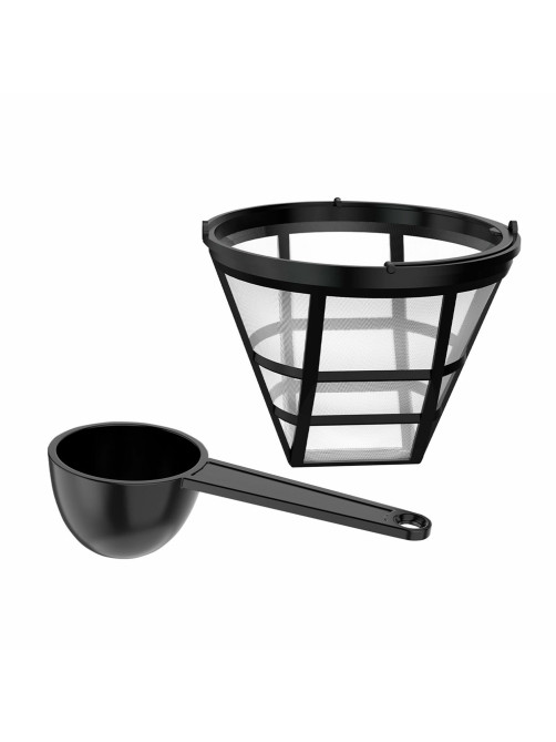 Кофеварка капельная BQ (БИ-КЬЮ) CM1007, 900 Вт, объем 1,5 л, поддержание температуры, серебристая, 86198274