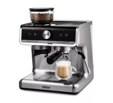 Кофейная станция KITFORT КТ-789, 1550 Вт, объем 2,8 л, для зерен 250 г, ручной капучинатор, серая