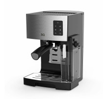 Кофеварка рожковая BQ (БИ-КЬЮ) CM9002, 1450 Вт, объем 1,4 л, 19 бар, автоматический капучинатор, стальная, 86195028