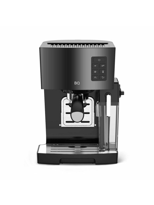 Кофеварка рожковая BQ (БИ-КЬЮ) CM9002, 1450 Вт, объем 1,4 л, 19 бар, автоматический капучинатор, черная, 86200350