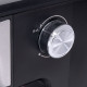 Кофеварка рожковая ручной капучинатор SONNEN CM8501, 1100 Вт, 1,5 л, 15 бар, черная/серебро, 456335