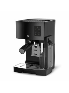 Кофеварка рожковая BQ (БИ-КЬЮ) CM9002, 1450 Вт, объем 1,4 л, 19 бар, автоматический капучинатор, черная, 86200350