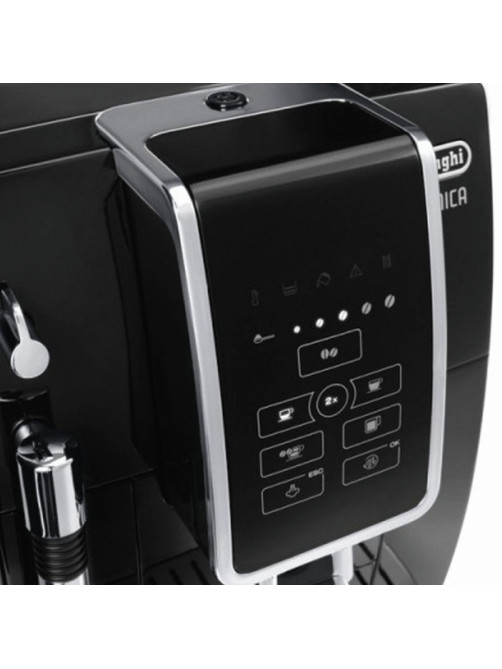 Кофемашина DELONGHI Dinamica ECAM 350.15.B, 1450 Вт, объем 1,8 л, ручной капучинатор, черная