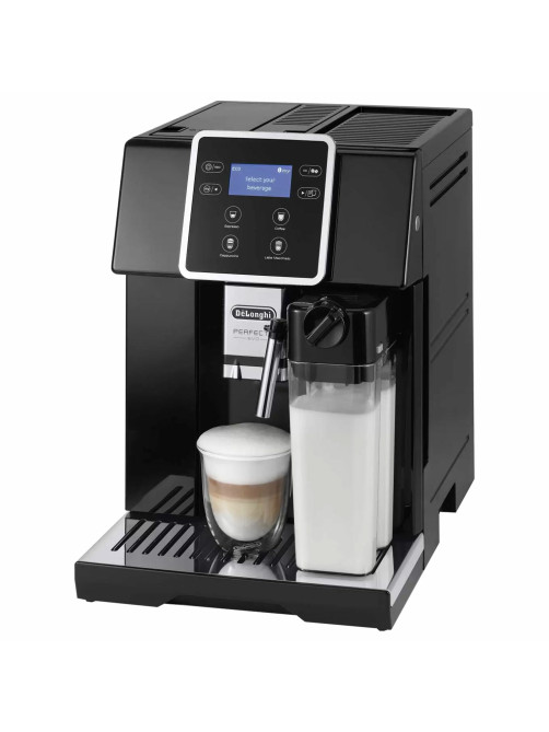 Кофемашина DELONGHI Perfecta Evo ESAM420.40.B, 1450 Вт, объем 1,4 л, автоматический капучинатор, черная