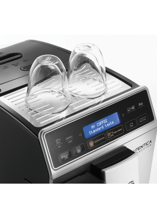 Кофемашина DELONGHI Autentica Cappuccino ETAM 29.660.SB, 1450 Вт, объем 1,4 л, автокапучинатор, серебристая, ETAM29.660.SB