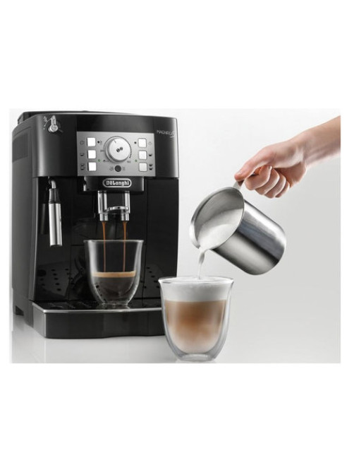 Кофемашина DELONGHI Magnifica S ECAM22.114.B, 1450 Вт, объем 1,8 л, ручной капучинатор, черная