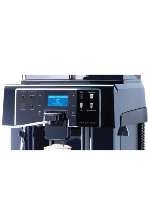 Кофемашина SAECO AULIKA EVO FOCUS, 1400 Вт, объем 2,5 л, для зерен 500 г, автокапучинатор, черная, 10000040