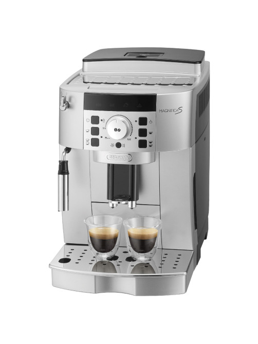 Кофемашина DELONGHI Magnifica S ECAM 22.110.SB, 1450 Вт, объем 1,8 л, ручной капучинатор, серебристая, EСAM 22.110.SB