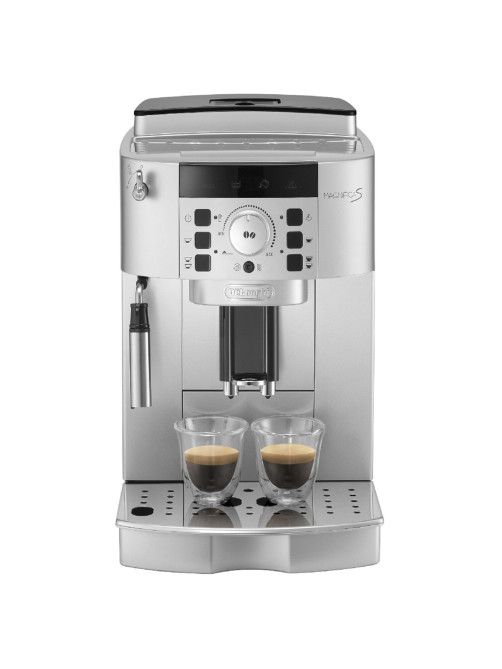 Кофемашина DELONGHI Magnifica S ECAM 22.110.SB, 1450 Вт, объем 1,8 л, ручной капучинатор, серебристая, EСAM 22.110.SB