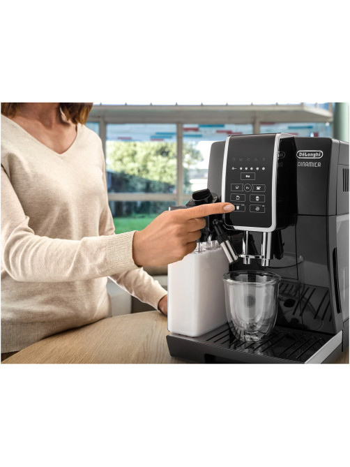 Кофемашина DELONGHI Dinamica ECAM350.50.B, 1450 Вт, объем 1,8 л, автокапучинатор, черная