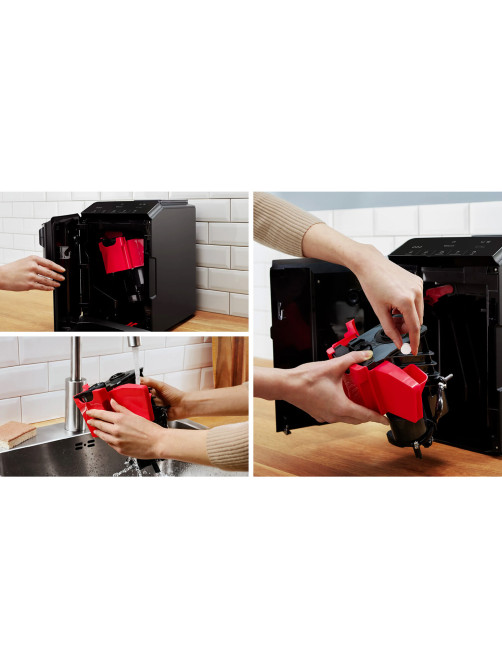 Кофемашина BOSCH TIE20301, 1300 Вт, объем 1,4 л, автокапучинатор, серебристая/черная